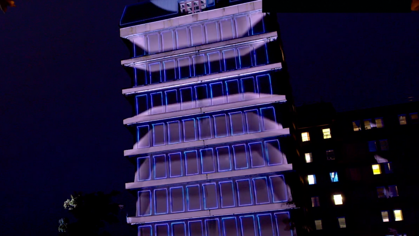 Gloucester NHS - Evenlode Films Projection Mapping Animation - Video Production Company UK